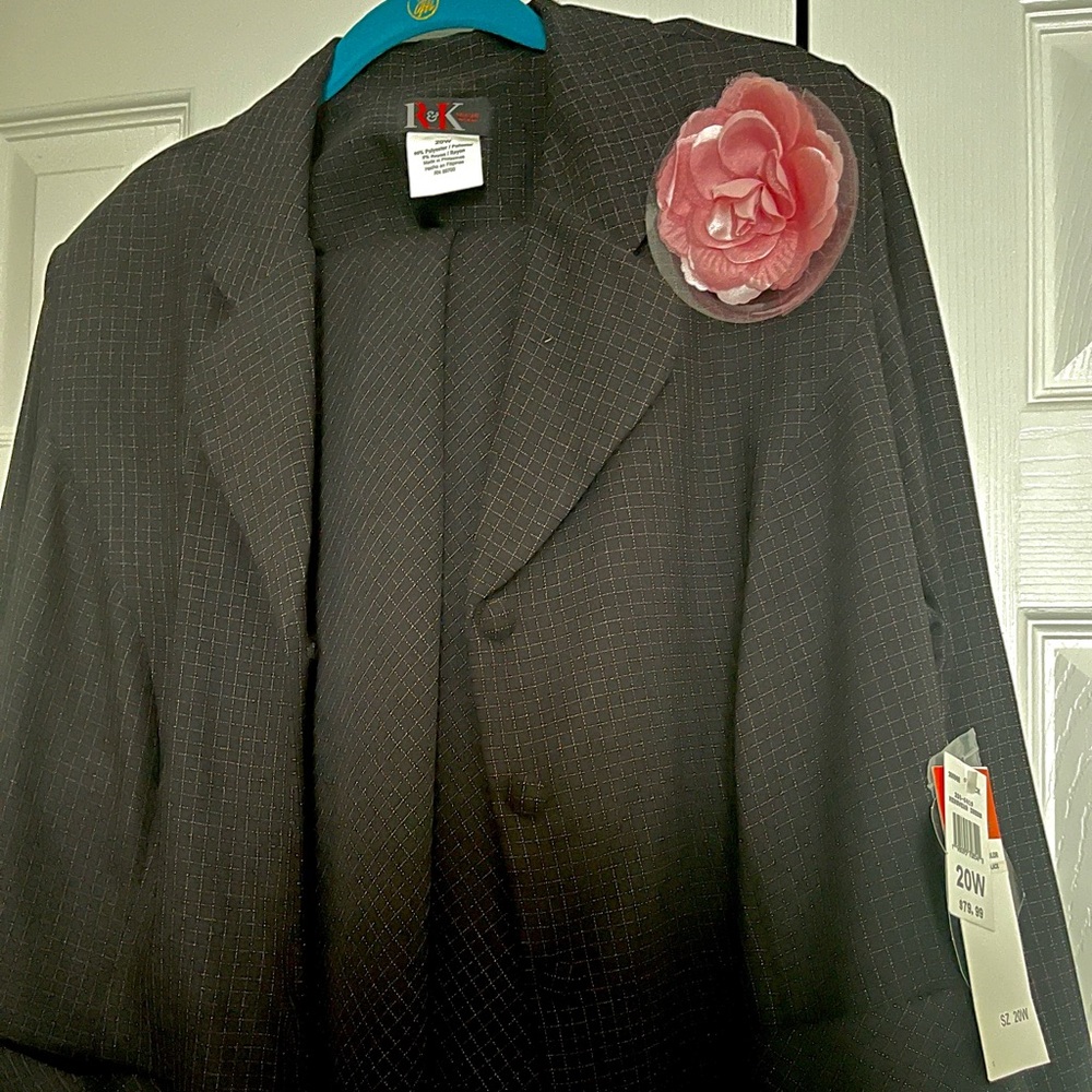 Plus Size 2pcs Skirt Suit